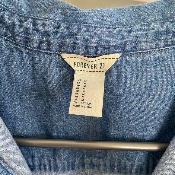 Denim Mini Dress - Picture 2 of 4